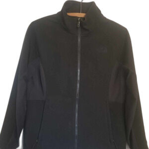 The North Face Windwall Jacket Women's Medium Full Zip Wind Resistant Black